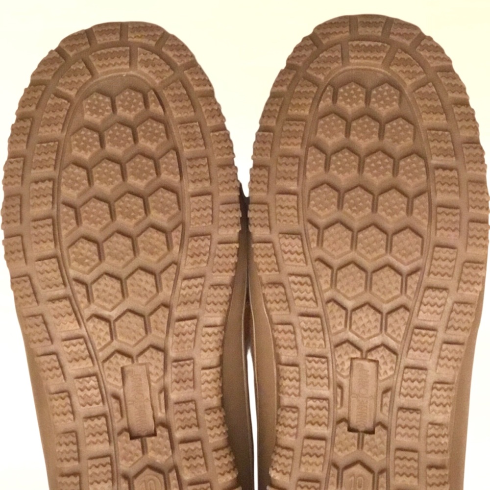 ๐ Minnetonka Brown Suede Faux Fur Moccasin Boot Size 10 Water/Stain Resistant - Picture 12 of 13